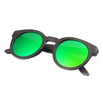 BerWer Letnik Bambusa Lesene sončna Očala Ročno Polarizirana Ogledalo Modni Očala očala iz Lesa Polje - 
