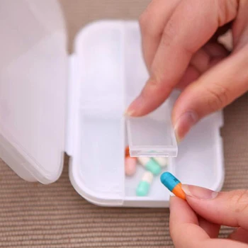 Zdravilo Polje Prenosna Majhne Tabletke Polje Zapečatena Pakiranja Komplet Mini Tabletke Polje 8 Prostor Za Izvajanje Prenosni Visoke Kakovosti Gospodinjskih Polje - 