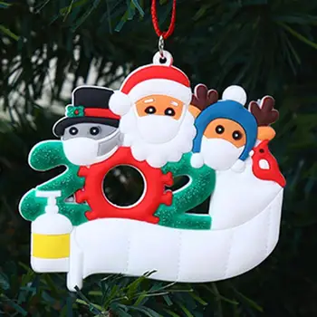 Zunanji Božič Obesek Počitnice Okna Okraski za Božično Drevo Ornament Dekoracija Božiček Obesek z sprednji Pokrov Doma Dekor - 