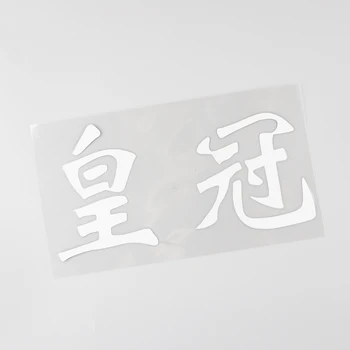 YJZT 16,9 CM×8,7 CM Ustvarjalne Kitajske Znake, Nalepke za Avto Nalepke Vinyl 13D-0696 - 