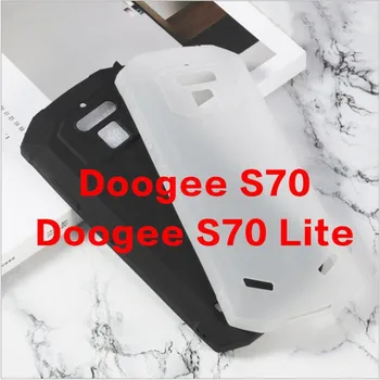 Za Doogee S70 Lite Primerih Anti-knock Mehko TPU Ohišje Za Doogee S70 Proti Drsenju Silikonsko Zaščito Hrbtni Pokrovček Capa - 