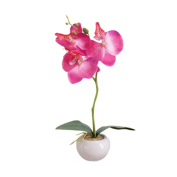 Vešča Orhideja Lep Modni Ponaredek Rastlin Simulacije Cvet Umetne Rože Darilo Dekoracijo Vrta Ornament Gospodinjstvo - 