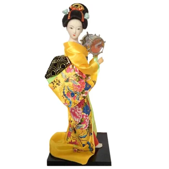 Japonski Lep Gejša Figurice Lutke z Lepimi Kimono Novo Hišo Urad Dekoracijo Miniature Darilo za Rojstni dan - 