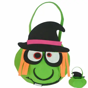 Halloween Buče Candy Bag Otrok je Witch Trik Zdravljenje Torbici Otrok Vrečko za Shranjevanje - 