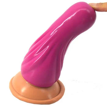FAAK Silikonski Analni Čep Dildo Masturbator Umetni Penis Flower Bud Vagina Muco Anus Adult Sex Igrače za Ženske, Lezbijke, Geji - 