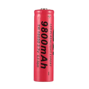 3,7 V 9800mAh Li-ionska Baterija za Polnjenje s Polnilnikom - 