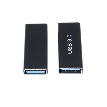 USB 3.0 Tip A Ženski Ženski Priključek Ac AF za AF Spojnik F/F Gender Changer Extender Pretvornik za Laptop - 