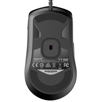 Rapoo RGB Čarobno Ozadja Gaming Miška 6200 DPI 220IPS 8D IR Optical USB Žična Miši Za LOL DOTA E-športne Igre predvajalnik Prenosni RAČUNALNIK - 