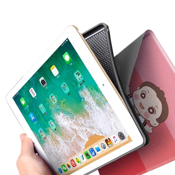 Tablični Cover Za iPad 2 3 4 Primeru Risanka Srčkan Silikonski PU Usnje Mehko Nazaj Za Apple iPad 3 4 2 10.1 Palčni Flip smart stojalo Primeru - 