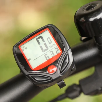 1pc merilnik hitrosti kolesarski računalnik z LCD digitalni prikaz nepremočljiva kolesom merilnik hitrosti, prevožene poti, jahanje štoparica jahanje dostop - 