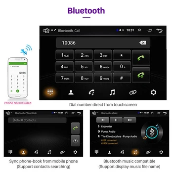 Novo 1+16 G Android 10 avtoradio, Predvajalnik za Kia Sportage 2007-2013 GPS Navigacija 2Din - 