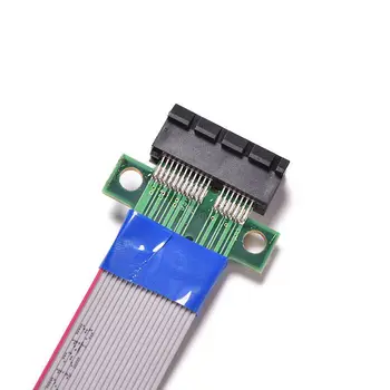 Novo prišli PCI Express Flex Preselijo Kabel PCI-E 1X na 1x Reža za Kartico Riser Extender Razširitev Trak za Bitcoin Rudar - 