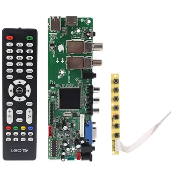 DVB-S2, DVB-T2 Digitalni Signal ATV Javor Gonilnika LCD zaslon, Daljinski upravljalnik Odbor Izstrelitev Univerzalno Dvojno USB QT526C s 7 Tipka - 