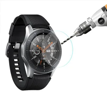 2 x Kaljeno Steklo Jasno, Zaščitna folija Zaščito Za Samsung Galaxy Watch 42MM 46MM Smartwatch Zaslon Patron Pokrov - 