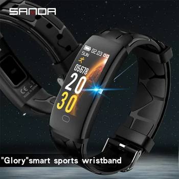 Sanda E58 Pametna Zapestnica Srčni Utrip Spanja Spremljanje Bluetooth Smart Manšeta Fitnes Tracker Merjenje Pritiska - 