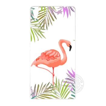HAMEINUO Ustnice Flamingo mobilnega telefona Primeru za sony xperia z2 z3 z4 z5 mini plus aqua M4 M5 E4 E5 C4 C5 - 