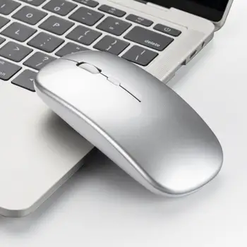 Mini Prenosni 2.4 G Wireless Mouse Ultra Tanek Slim Tiho Izklop Polnjenje 1600DPI Optični Miši z USB Sprejemnik Za Prenosni RAČUNALNIK - 
