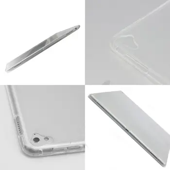 TPU Za iPad Pro Za 12,9 Primeru, Shockproof Mehko Prilagodljivo Kristalno Prozoren Pokrov Protector za funda iPad Pro Za 12,9 Tablet A1671 - 