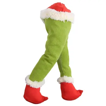40 CM Božični Okraski, Plišastih Elf Noge Božič Plišastih Elf Igrača Božično Drevo Okraski Visi Stranka Dekoracijo 2021 Nova - 