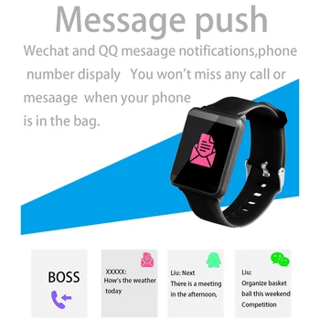 MNWT Pametno Gledati Moški Ženske Srčnega utripa, Krvnega Tlaka, Fitnes Tracker Smartwatch Šport Bluetooth Pazi za ios Android - 