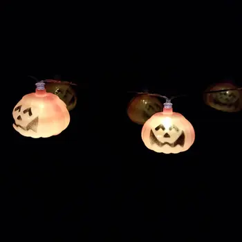 Novo Leto Jack-o-luči Bučna Baterijski pogon Za Halloween Party Božični Nepremočljiva Niz LED Luči, Svetilka - 