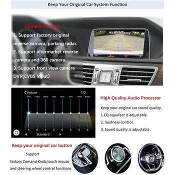 Brezžični Carplay Android Auto Vmesnik Podpira Pisave&Kamera Zadaj, Bluetooth za Mercedes Benz NTG 4.7 4.8 5.X za obdobje 2013-2017 - 