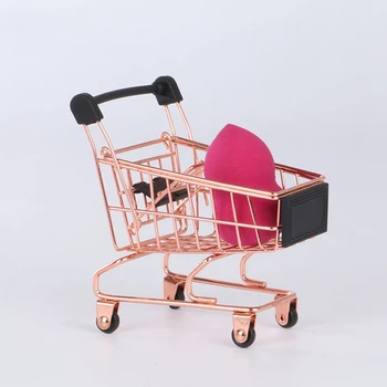 2PCS Mini Košarica za Office Oblači Tabela Ličila Organizator Supermarket Voziček - 