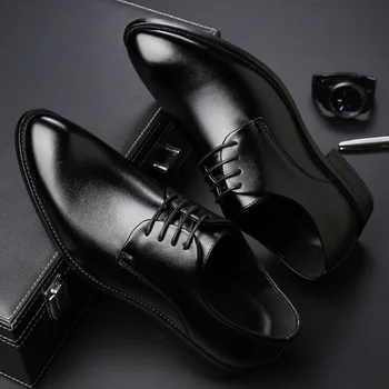 Obleko scarpe genuino moških masculinos men black sapatenis resnično soulier blagovne znamke poletje človek cuero uomo šport zapatillas classic - 