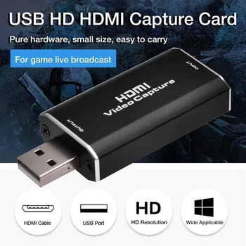 Multifunkcijski 4K HDMI, USB 2.0 Video Avdio Zajem Video Kartice Grabežljivac za Snemanje Live Streaming Podporo Windows Android - 