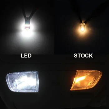 8pcs Svetlo Auto Notranjosti LED Žarnice Bele Canbus Komplet Za 2004-2009 2010 Suzuki Swift+ Zemljevid Dome Nečimrnosti Ogledalo Lučka - 