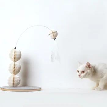 Ročno Mačka Igrače Smešne Mačke Doma Dekoracijo Hišne Mačke Self-zabava Sferične Design Mačka Dobave Sprostitev Energije Mačka Igrača - 