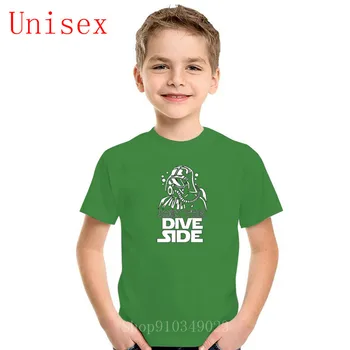 2020 poletje Novo PRIDRUŽITE se POTOPITE TEMNO Podvodni Scuba dekle oblačila otroci T-shirt Smešne majice Za otroke Bombaž fant obleke - 