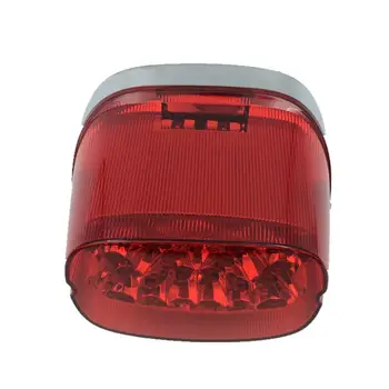 Za Harley Givs, Sportster, Dyna, Cesta Kralj, Drsi, XL 883 1200 Rep Svetlobe LED integrirano smerokaze Rdeče / Prekajeno / Clear - 