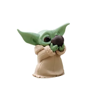 5pcs/set Disney Star Wars Baby Yoda Anime Zbirka Slika Igrače Mandalorian Baby Yoda Model Lutka Darilo za Otroke, Otroci - 