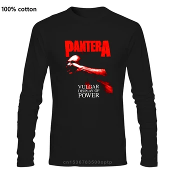 Pantera Rdeče Vulgarno S M L XL XXL Metal Rock Band T-Shirt Tee Majica blagovne znamke moda - 