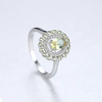 ONEVAN Visoke kakovosti Luksuzne blagovne znamke nakita večino obroči 925 sterling srebro ženske obroč cvet prstani poročni prstani za pare - 
