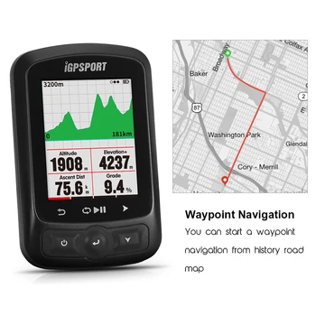 IGPSPORT ANT+ GPS IGS618 Kolo Kolo Brezžični Štoparica za Merjenje Nepremočljiva IPX7 Kolesarjenje Kolo merilnik Hitrosti Računalnika - 