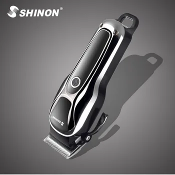 Shinon oilhead hair trimmer za ponovno polnjenje lase clipper professinal frizuro pralni LCD zaslon 2 hitrost nastavljiva balde - 