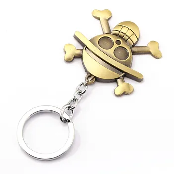 12pcs/veliko ENEM KOSU Ključnih Verige Luffy obeske Za Človeka Darilo Chaveiro Avto Keychain Anime Nakit Ključa Imetnika - 