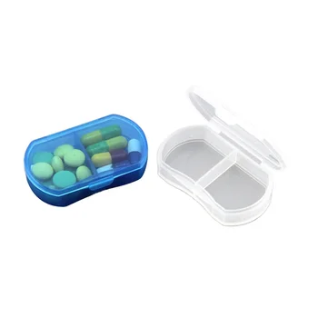 1Pc 2 Omrežij 7 Dan Tabletke Medicine Tablet pillbox multicolor posodo Razpršilnik Organizator Primeru pill box za zdravila - 