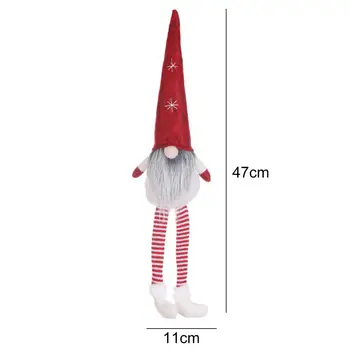 Ročno Švedski Božič Santa Gnome Plišastih Lutka Počitnice Figurice Igrače, Okraski Božič - 