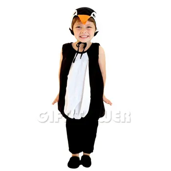 Srčkan otroci Pozimi Pižamo Pingvin Cosplay Maškarada Unisex Otrok, Purim Božično Darilo Karneval Stranka obleko Kostume - 
