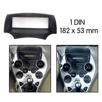 1 Din o Fascijo Radio, GPS DVD Stereo CD Plošči Dash Gori Namestitev Trim Kit Okvir za Ford KA 2008-2016 - 