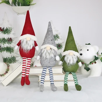 Božič Doll Igrače Santa Claus Snežaka Elk Božič Visi Drevo Ornament Dekoracijo za Dom Xmas Party Navidad Christma Darilo - 
