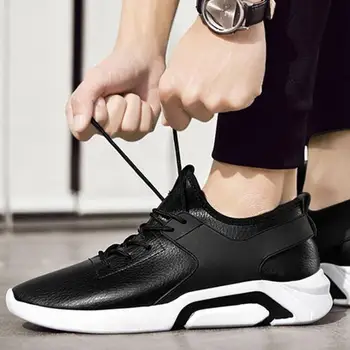 Nova moška obutev za pomlad in poletje plima čevlji korejski dihanje priložnostne čevlji divje športni copati moški čevlji trend čipke čevlji - 