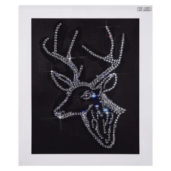 5D DIY Diamond Slikarstvo Jelena Diamant Sliko Okrasnih Sijoče Vezenje Navzkrižno Šiv Božično Dekoracijo za Dom - 