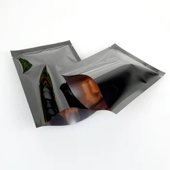 6*9 cm 200Pcs/Veliko Open Top Črno Aluminijasto Folijo Plastične embalaže Vrečk Vakuumske Vrečke za Shranjevanje Hrane Toplote Pečat Mylar Vrečke - 