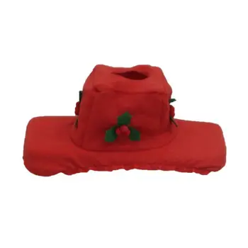Božič Srčkan Dekor 3pc Božič Praznično Wc Tank & Preprogo, Kopalnica Komplet Wc Pokrov+Foot Pad+Rezervoar za vodo Pokrov+papirnato Brisačo Pokrov - 