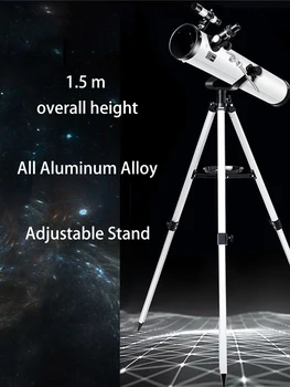 High Definition Oko Profesionalni Zoom Astronomski Teleskop na Prostem HD Night Vision Lomni Globoko Vesolje, Luno, ki je Gledal - 