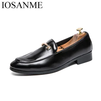 Oblikovalec eleganten moški formalno usnjeni čevlji gospodje italijanski moški stranka obleko obutev pozimi svate oxford čevlji za moške - 